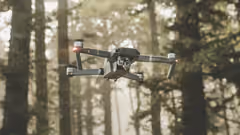 UAV in a forest