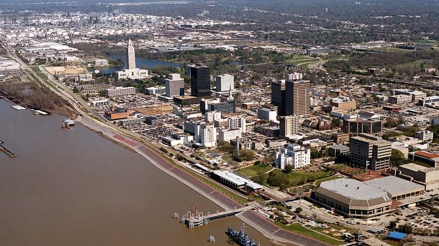 Baton Rouge Louisiana waterfront