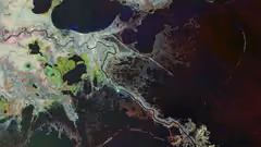 Satellite image of the Mississippi river
