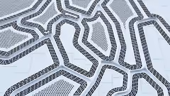 white and black abstract painting