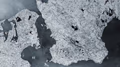 Satellite image of the Øresund Strait