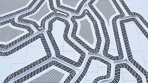 white and black abstract painting