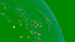 A green globe